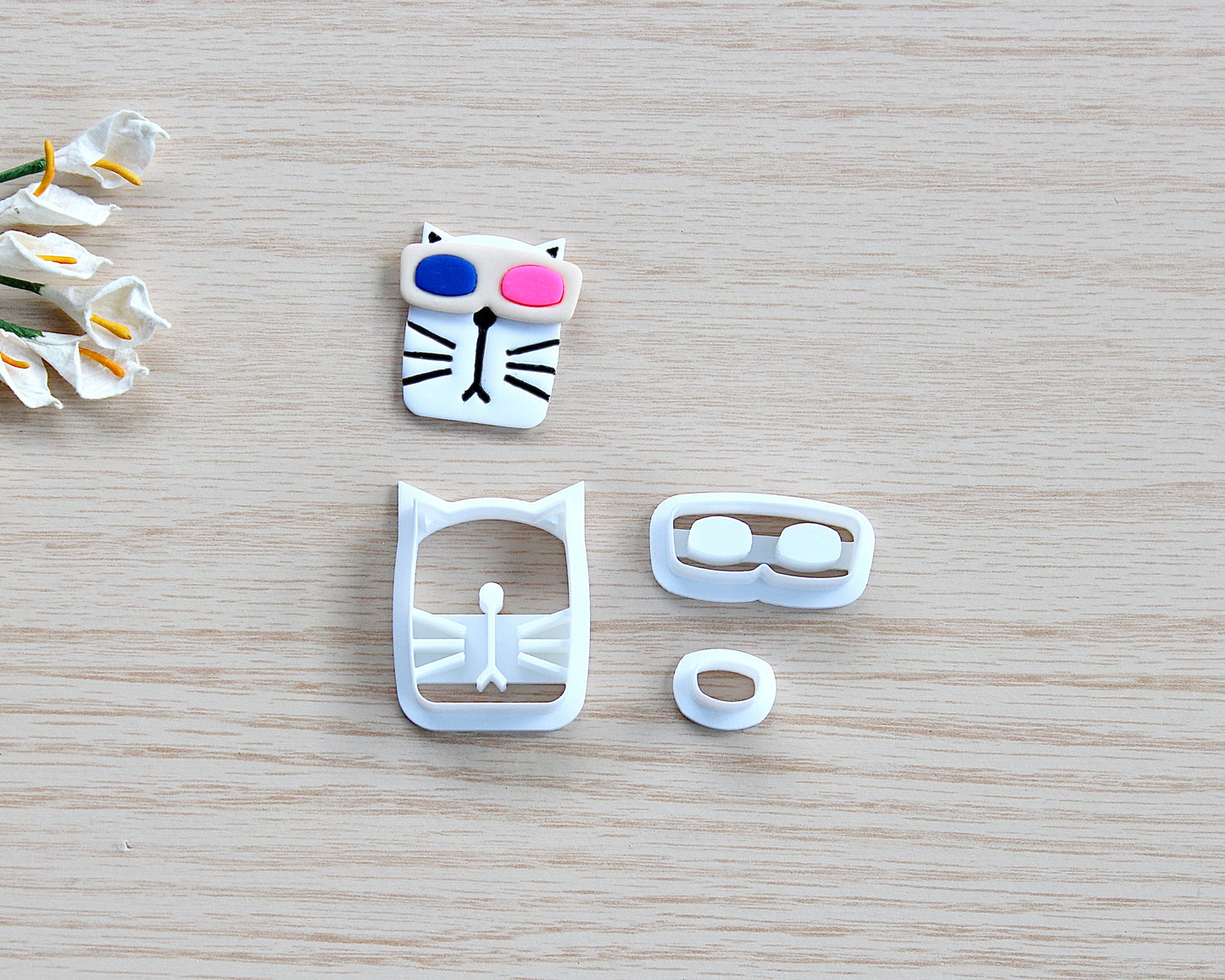 The Grumpy Cat Polymer Clay Cutter Set