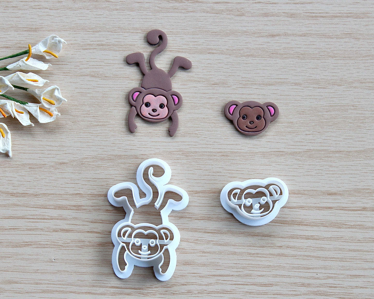 Monkey Polymer Clay Cutter