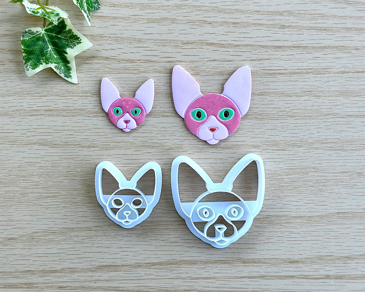 Sphynx Cat Polymer Clay Cutter