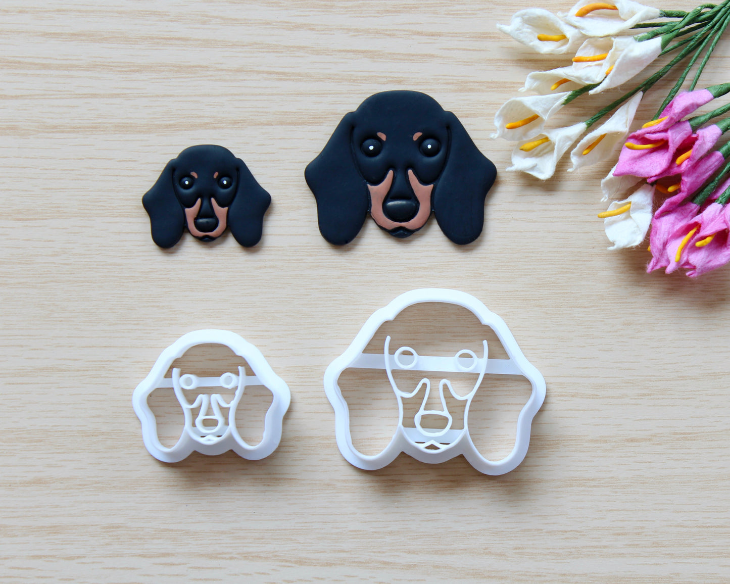 Dachshund Dog Polymer Clay Cutter