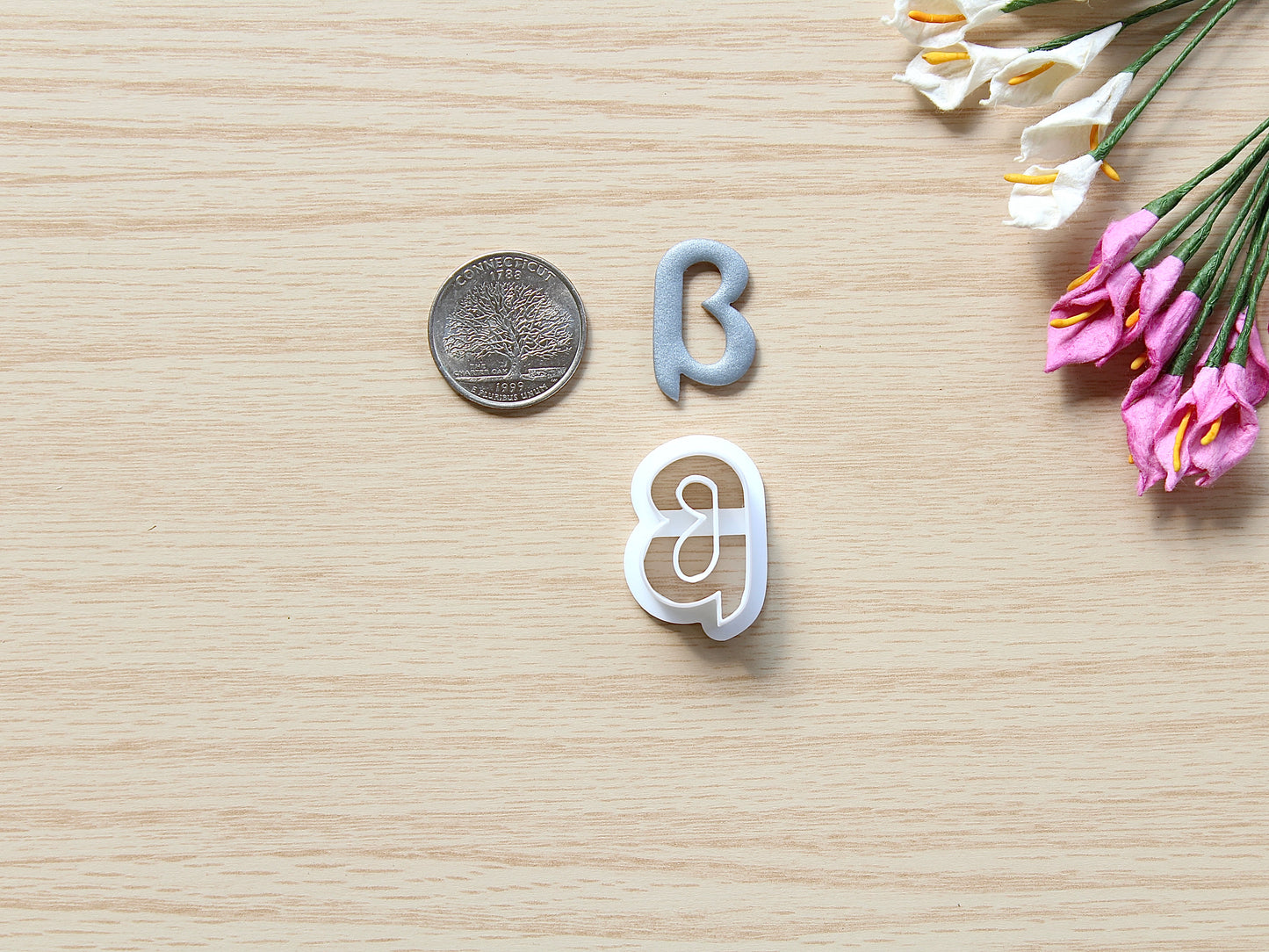 Beta Symbol Polymer Clay Cutter