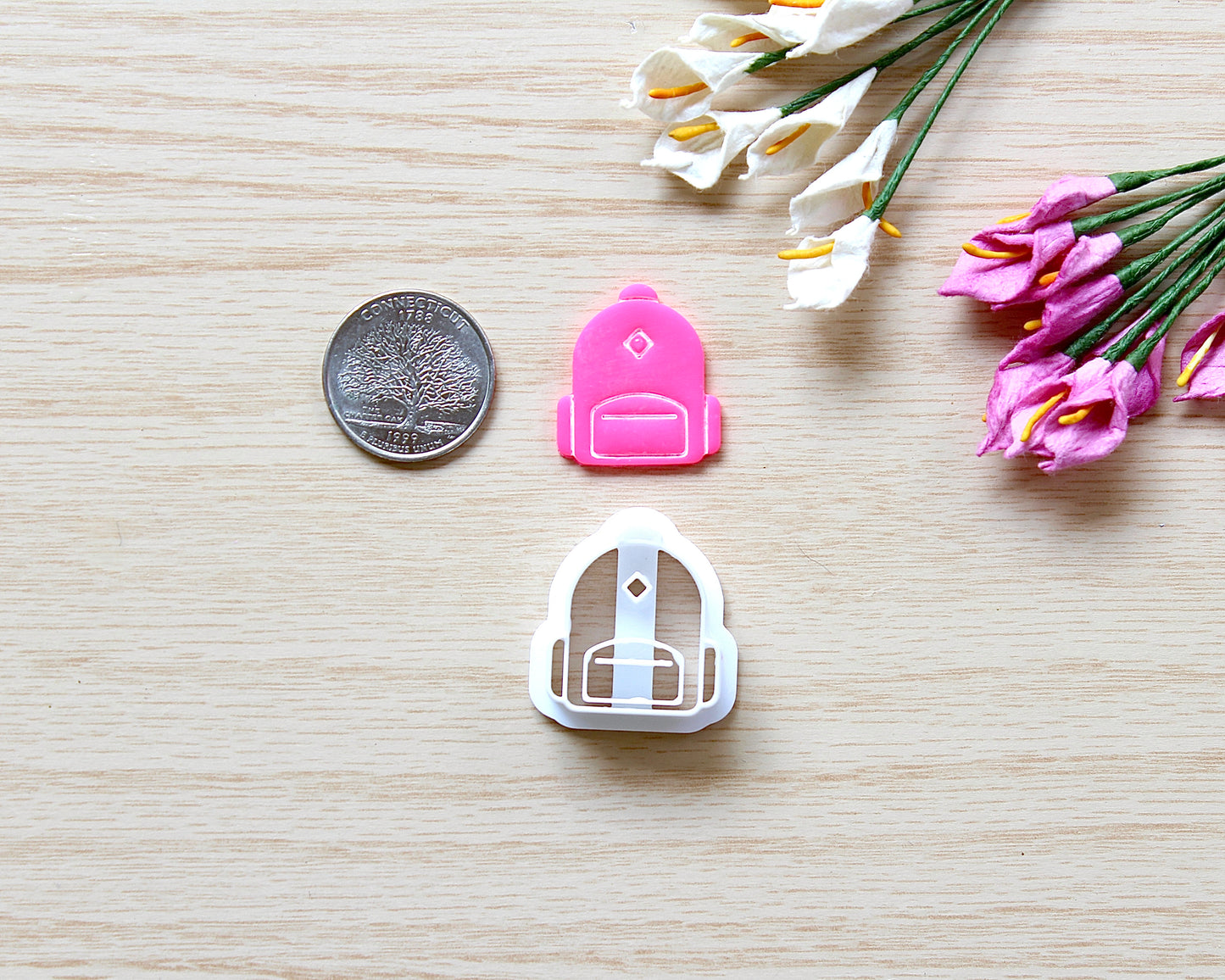 School Backpack Polymer Clay Cutter