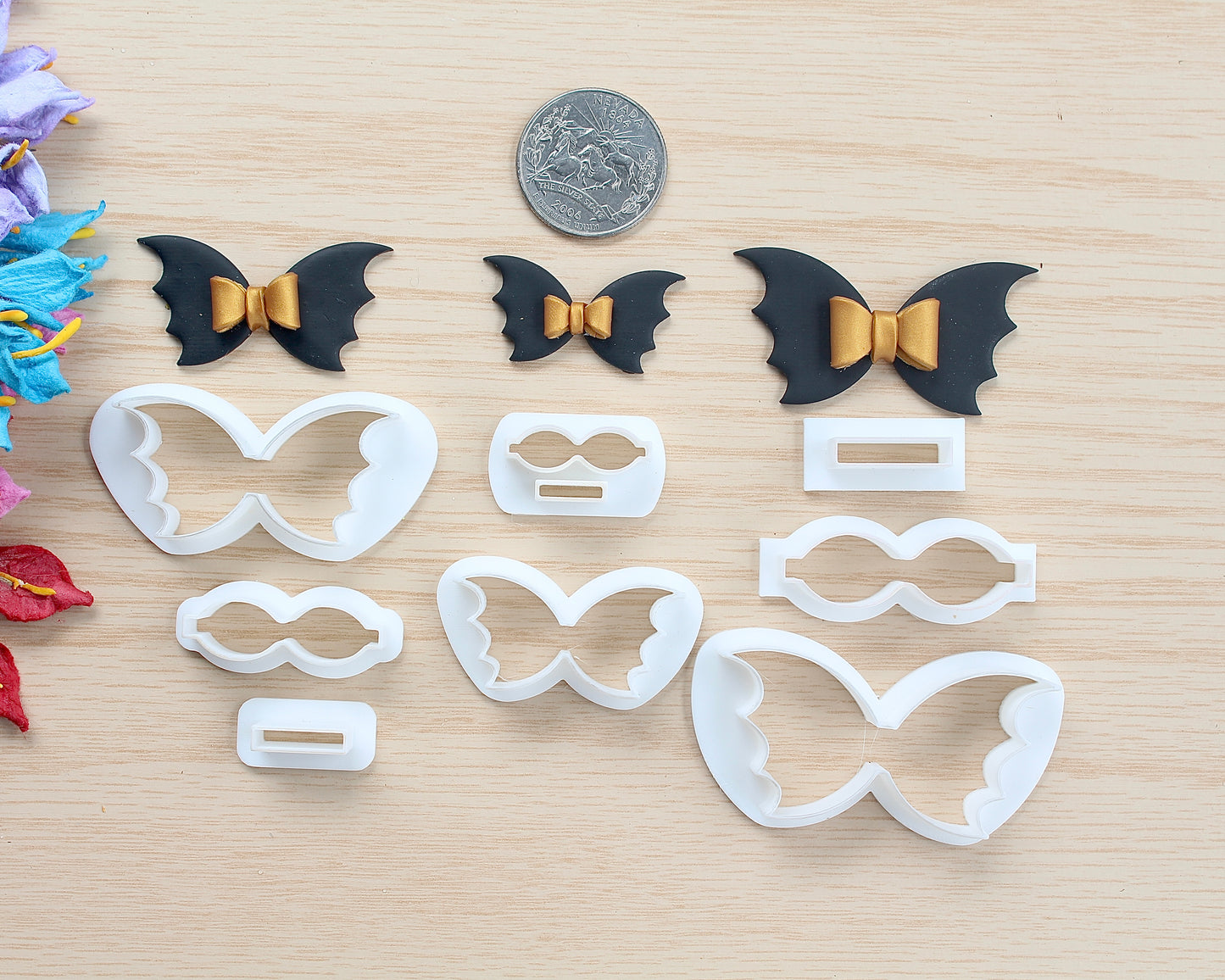 Bat Bow Cutter Set