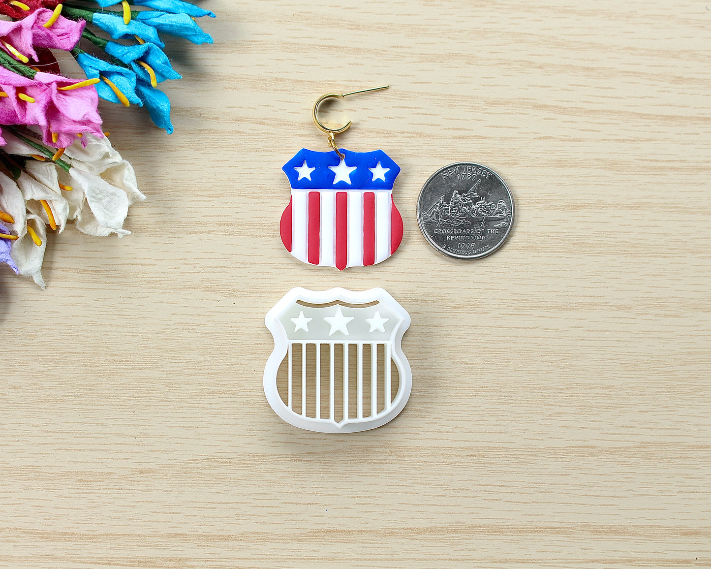Patriotic Shield Cutter