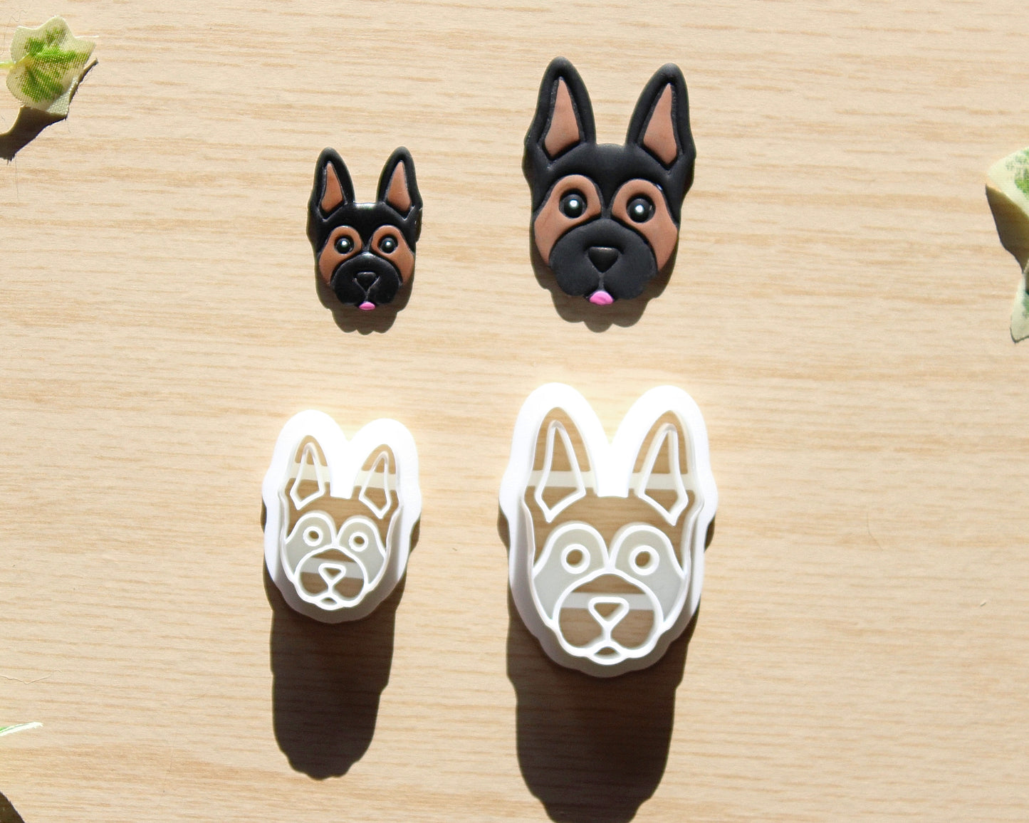 German Shepherd Polymer Clay Cutter