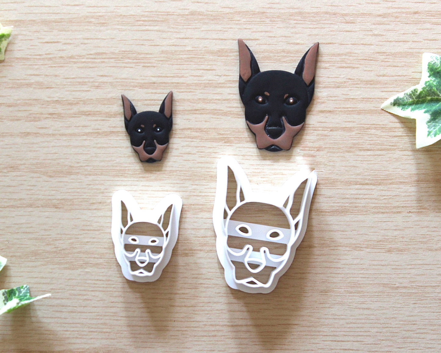 Dobermann Dog Polymer Clay Cutter