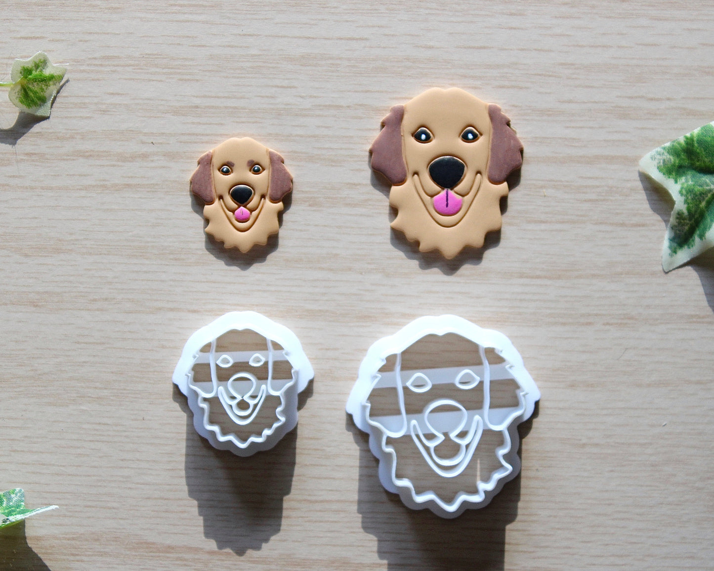 Golden Retriever Dog Polymer Clay Cutter