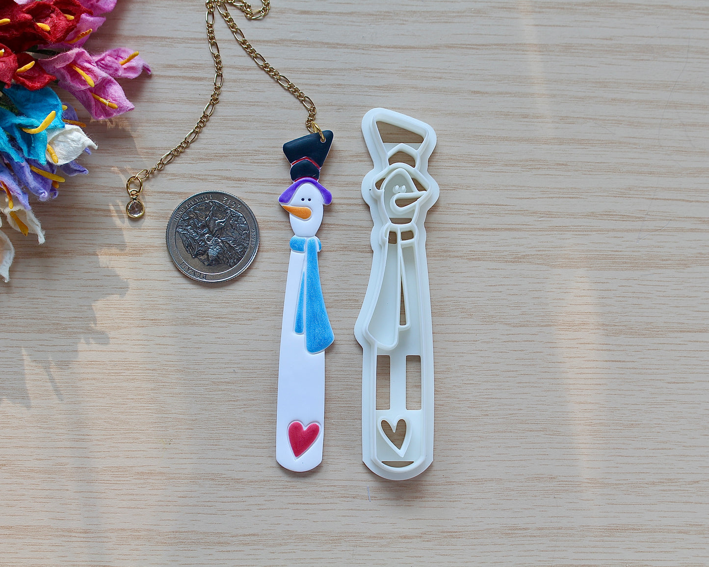 Snowman Bookmark Cutter