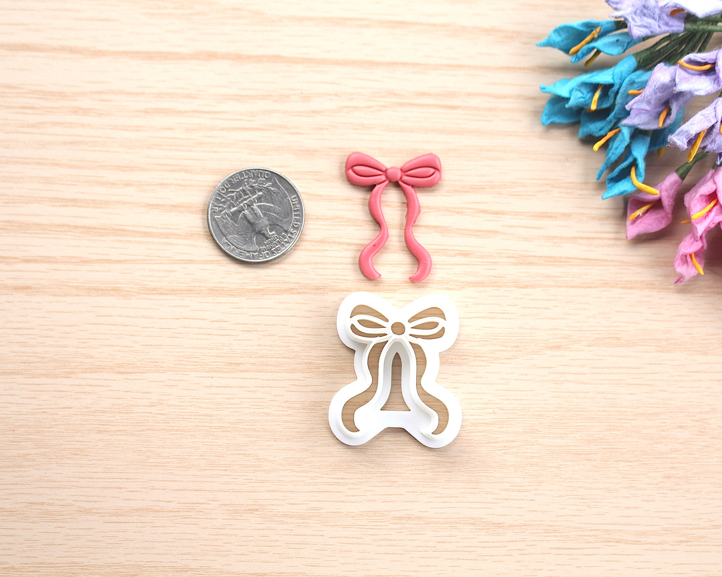 bow polymer clay cutter