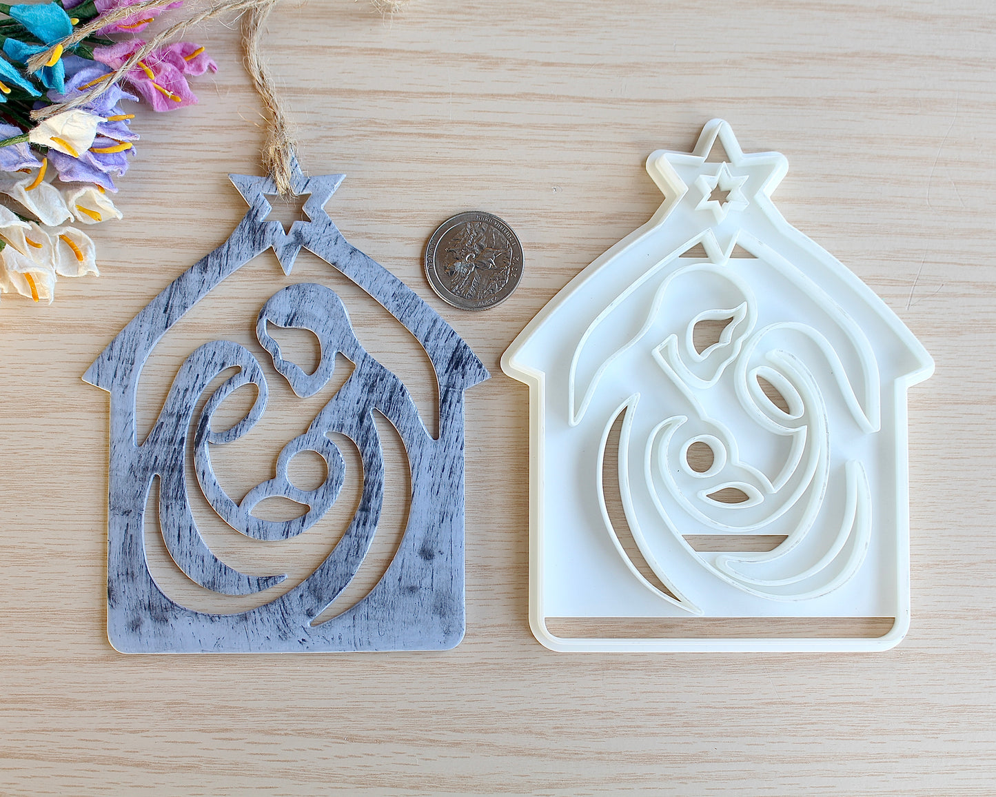 Nativity Scene Ornament Cutter