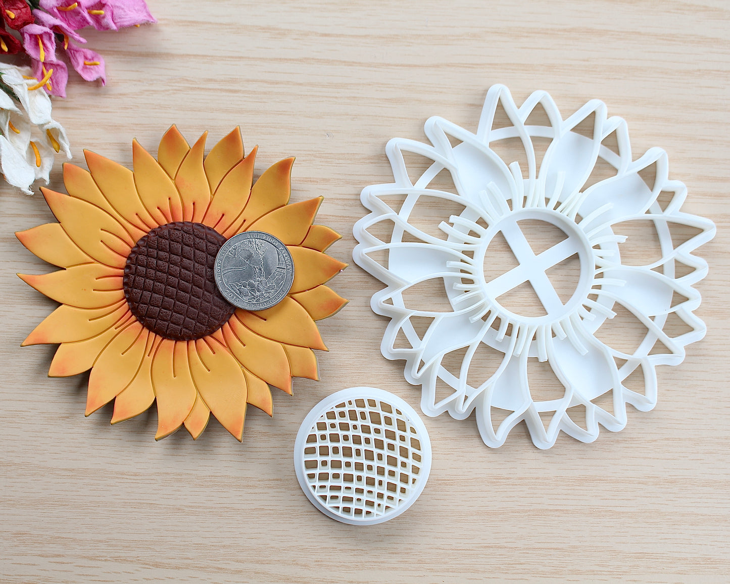 Sunflower Trinket Cutter | Ornament Cutter Set