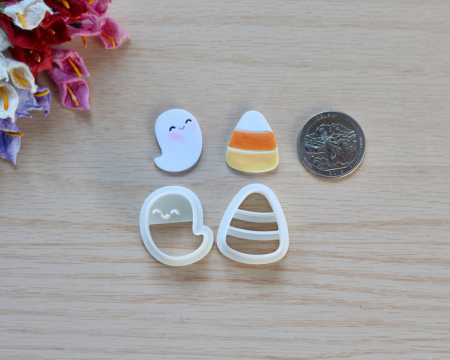 Tic-tac-toe Ghost and Candy Corn Cutter