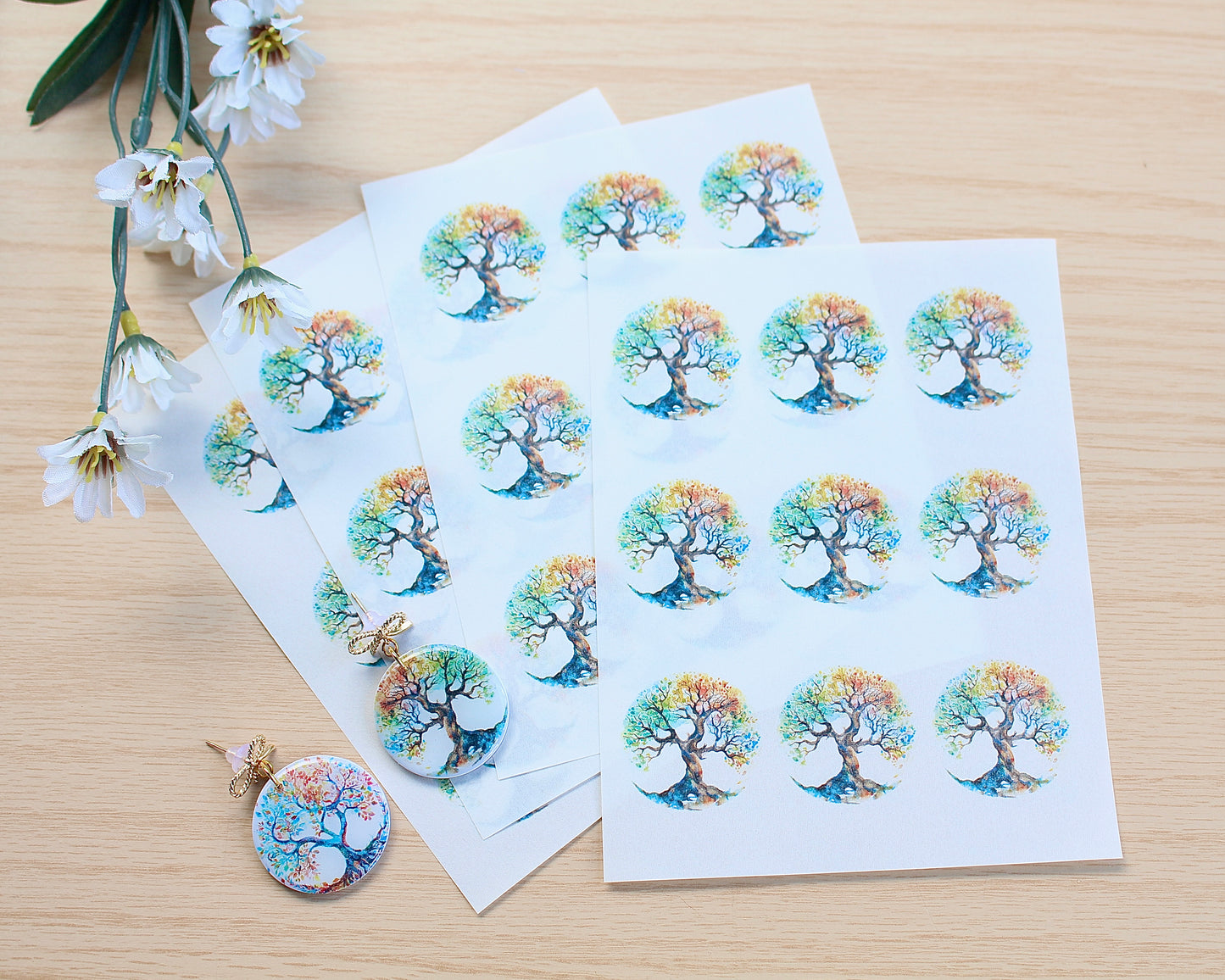 The Tree of Life Water Soluble Transfer Paper