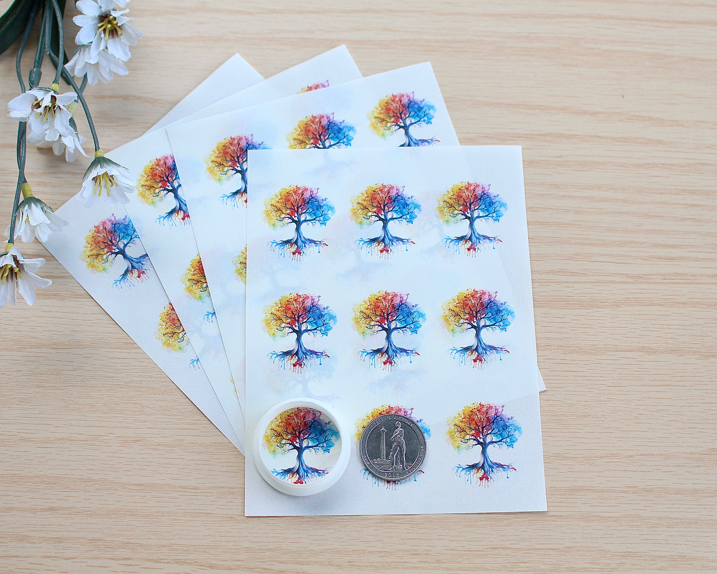 The Tree of Life Water Soluble Transfer Paper