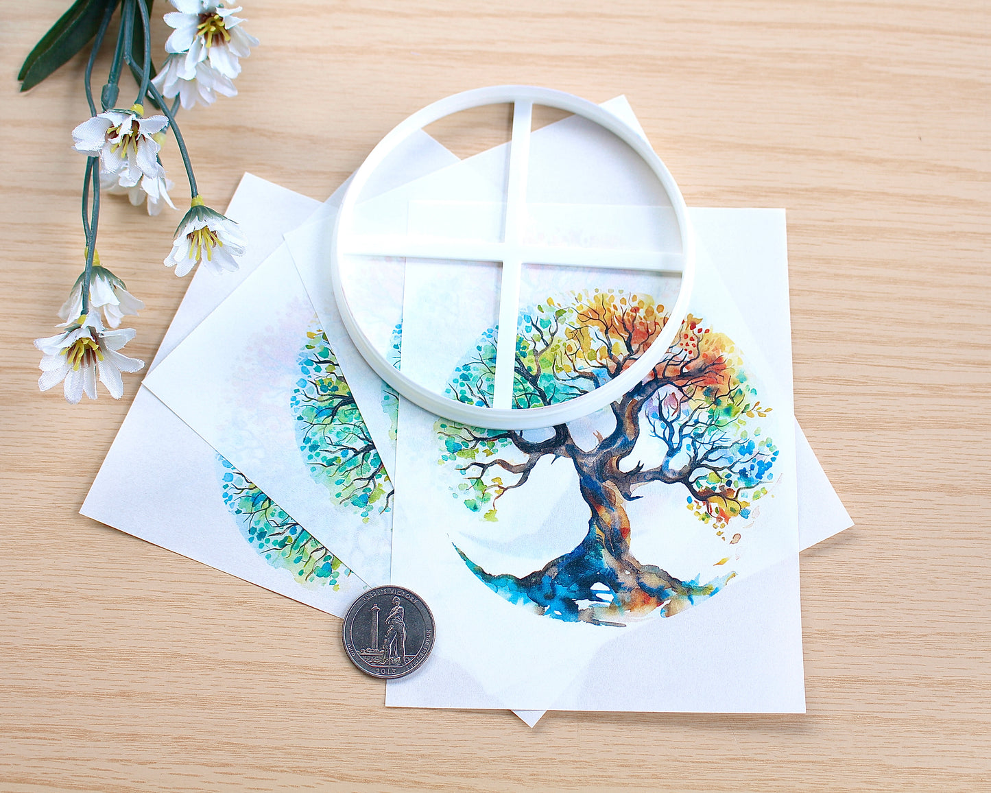 The Tree of Life Water Soluble Transfer Paper