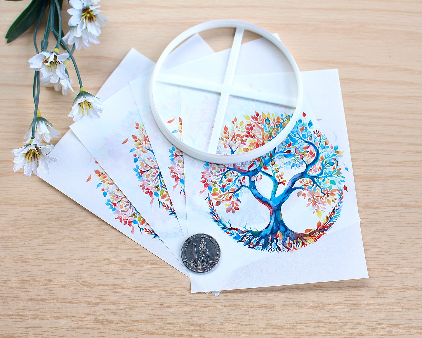 The Tree of Life Water Soluble Transfer Paper