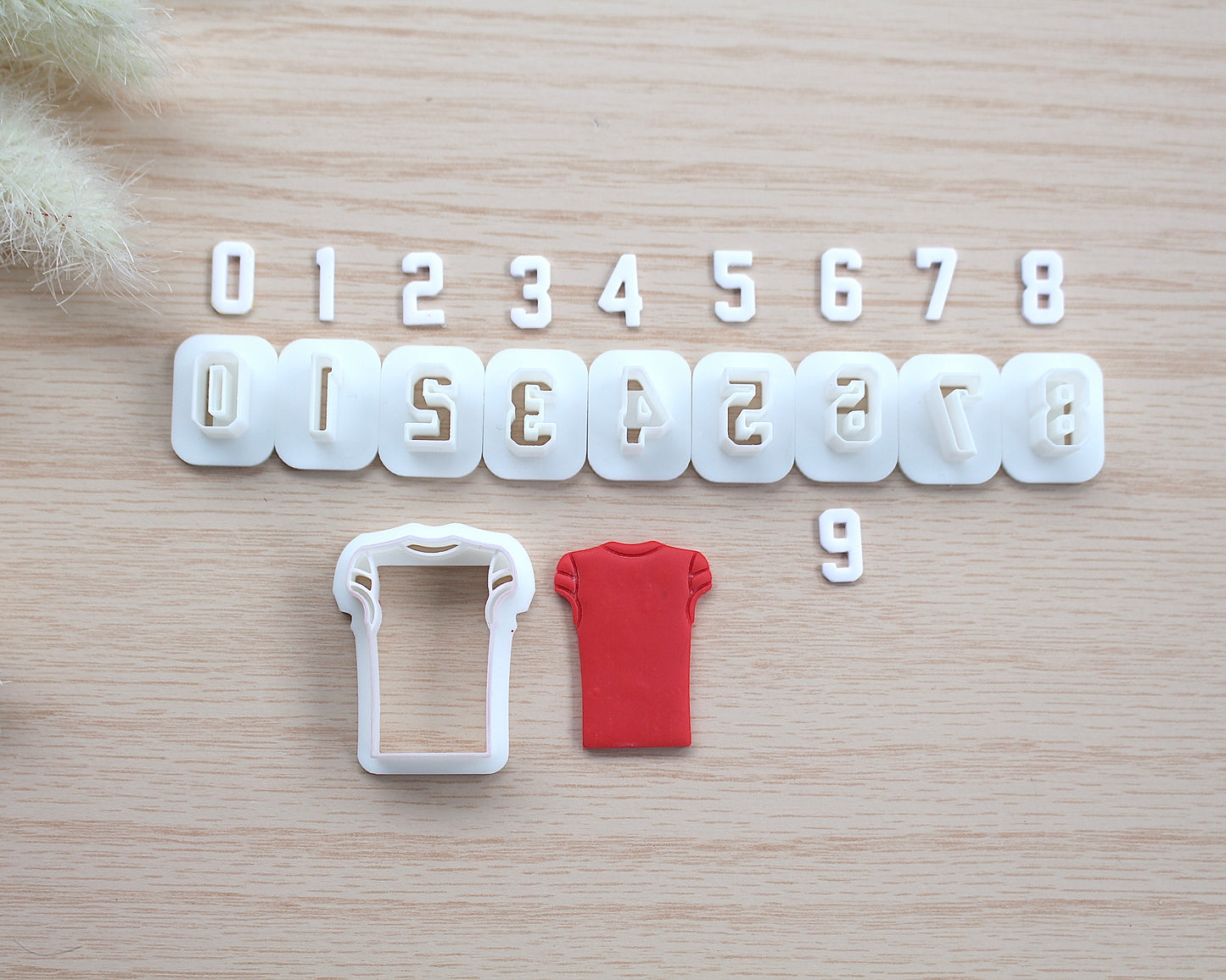 Jersey and Numbers Cutter Set