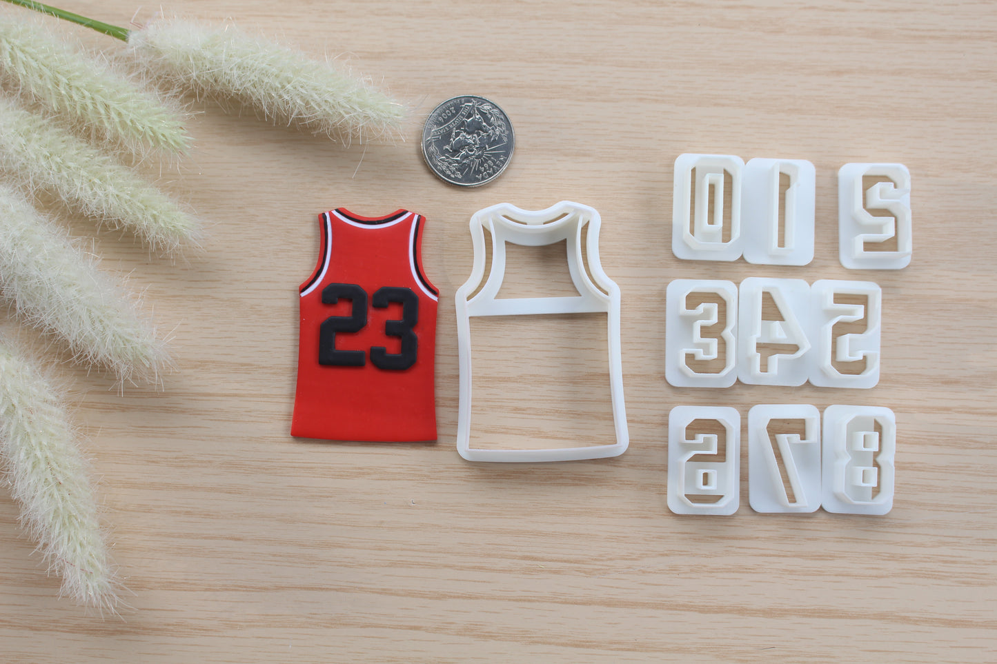 Jersey and Numbers Cutter Set