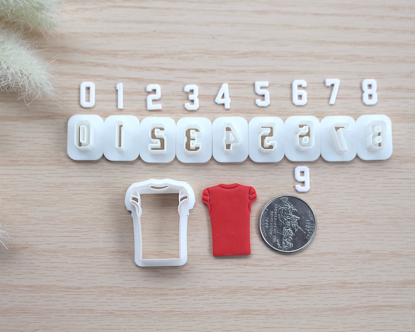 Jersey and Numbers Cutter Set