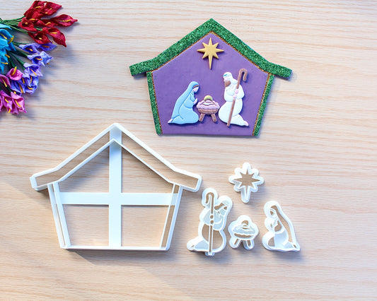 Nativity Scene Ornament Cutter Set