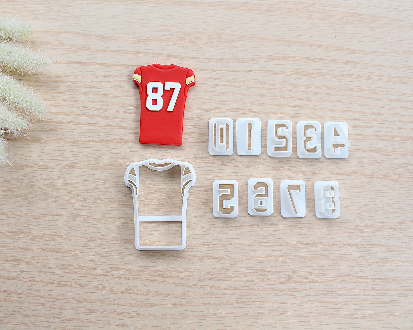 Jersey and Numbers Cutter Set