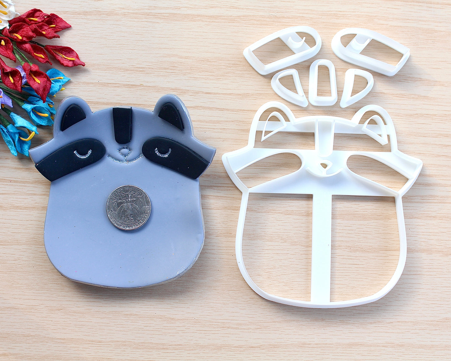 Raccoon Ornament/ Trinket Cutter