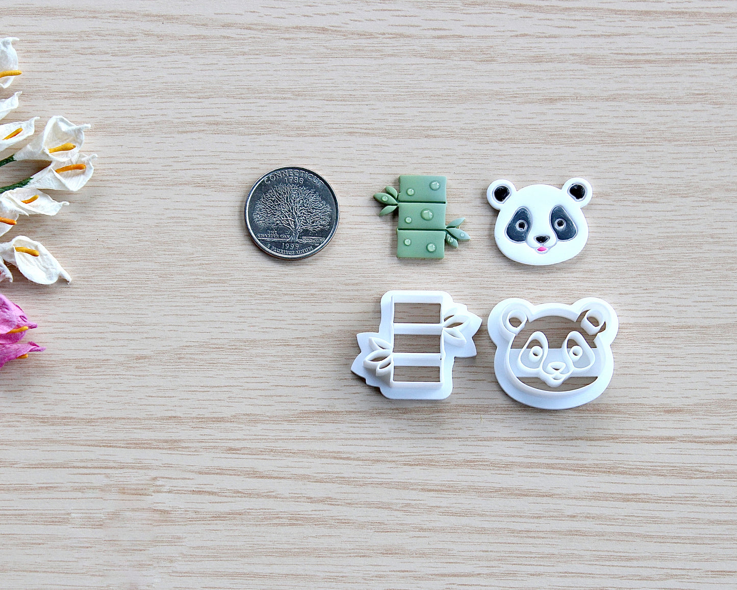 Panda and Bamboo Cutter Set