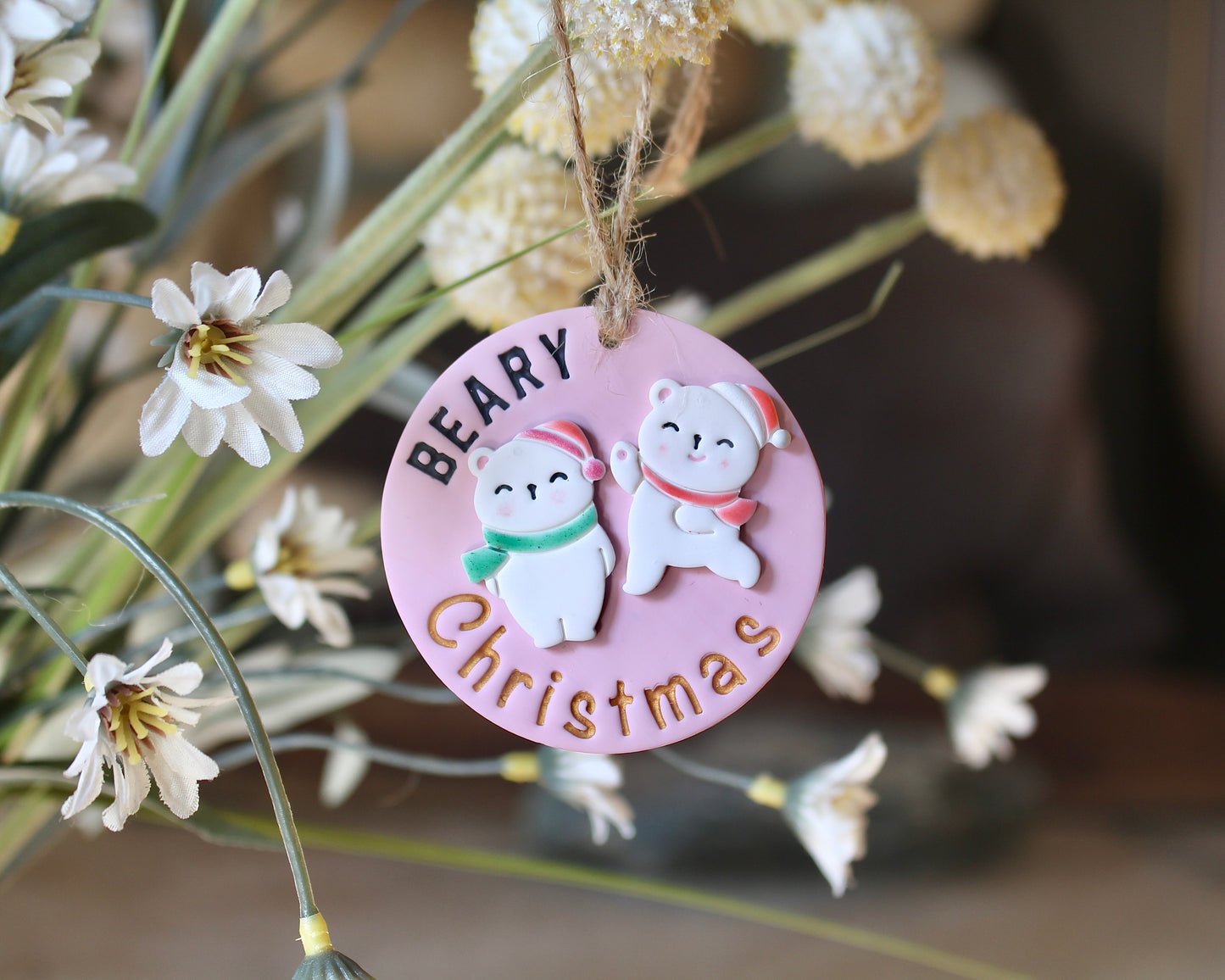 Beary Christmas Ornament Cutter Set