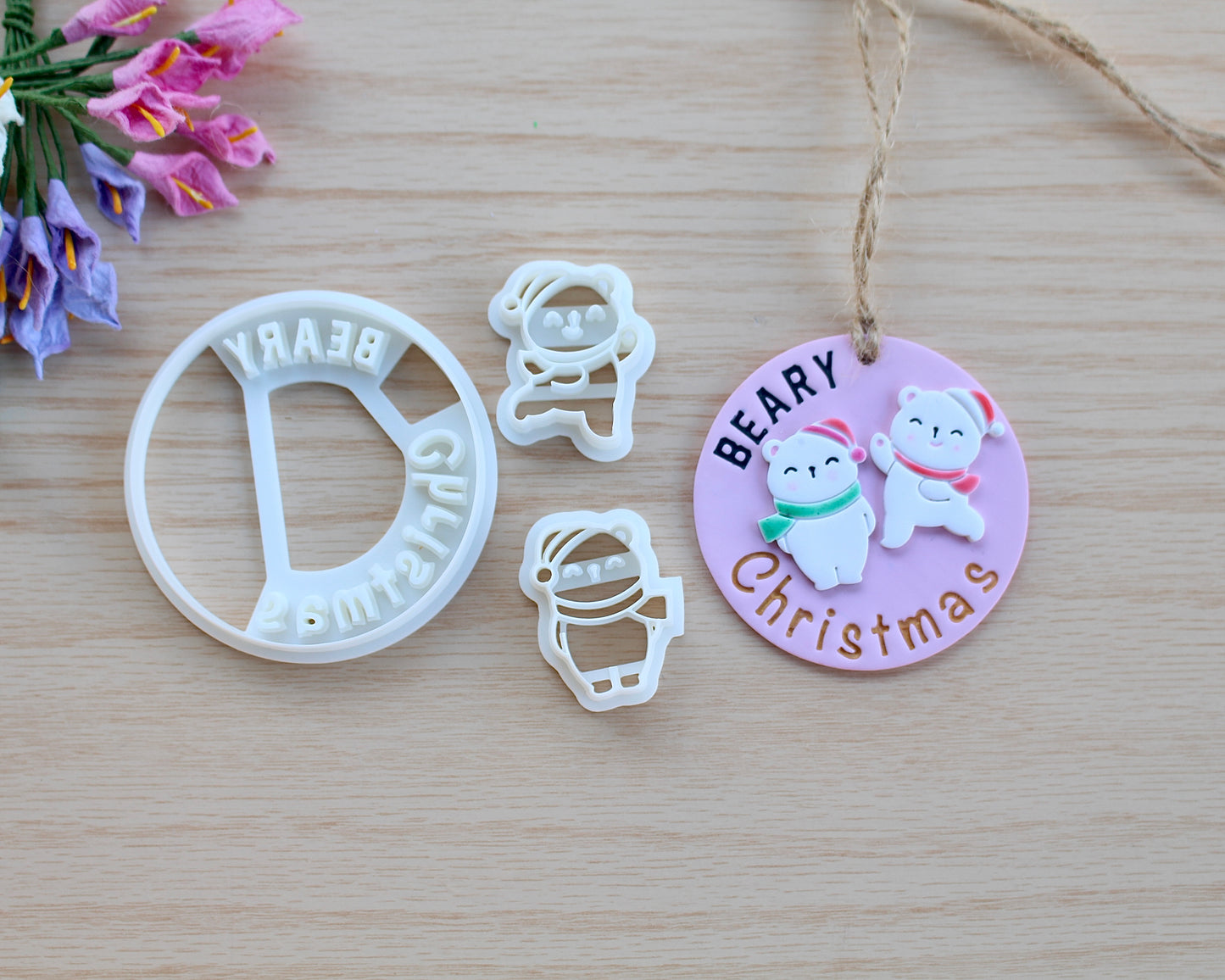 Beary Christmas Ornament Cutter Set