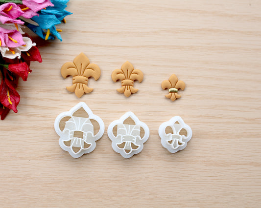 Fleur de Lis Polymer Clay Cutter