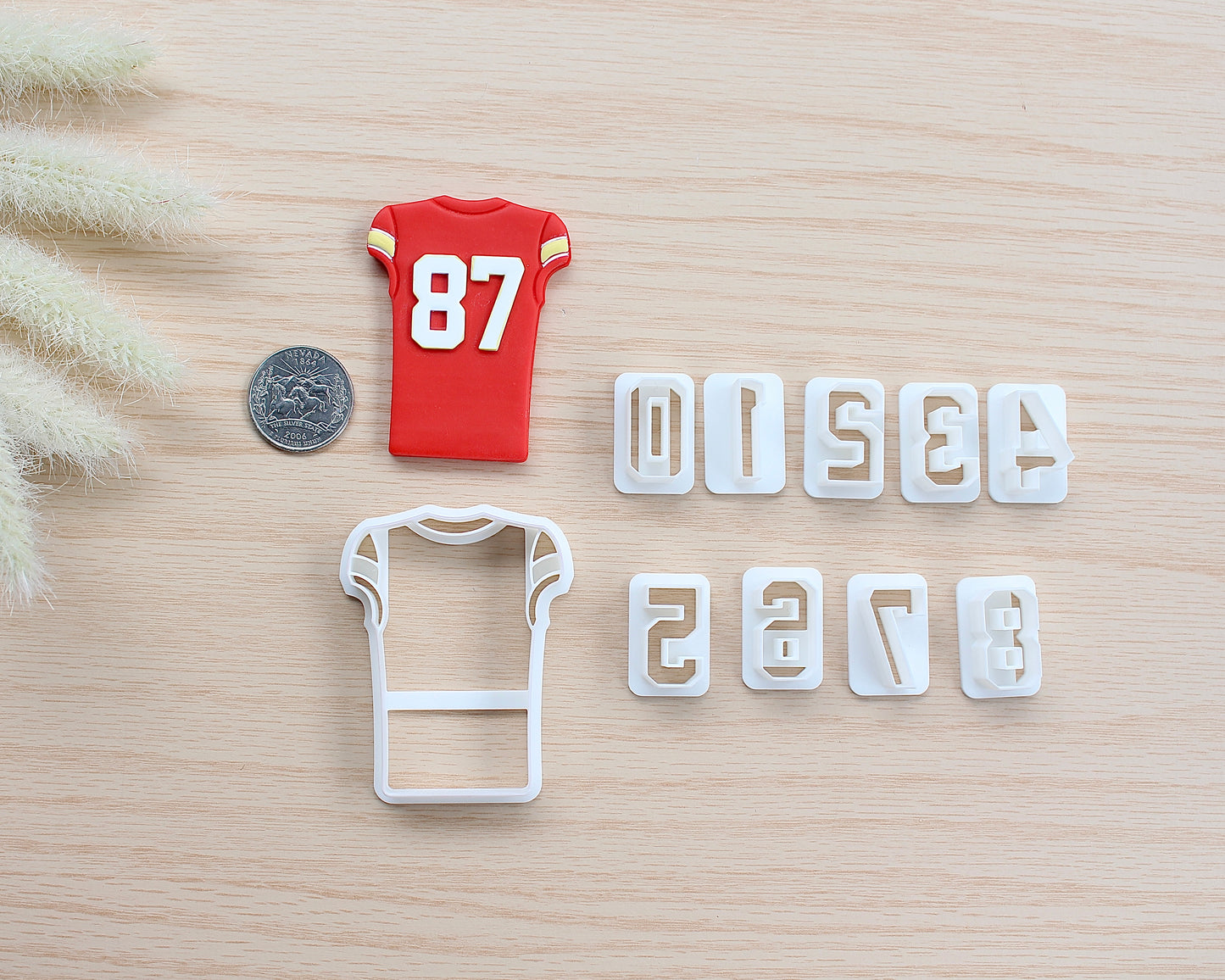 Jersey and Numbers Cutter Set