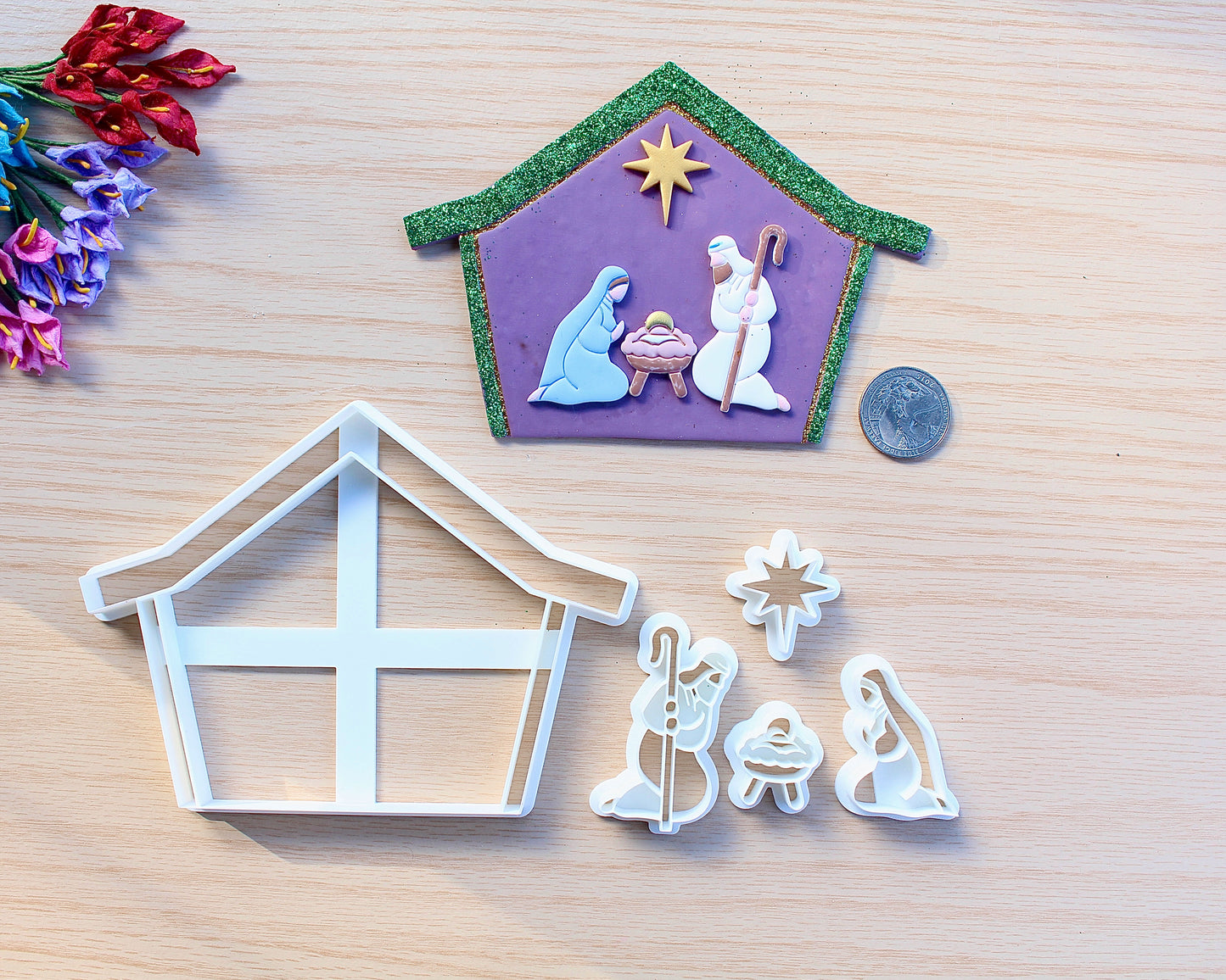 Nativity Scene Ornament Cutter Set