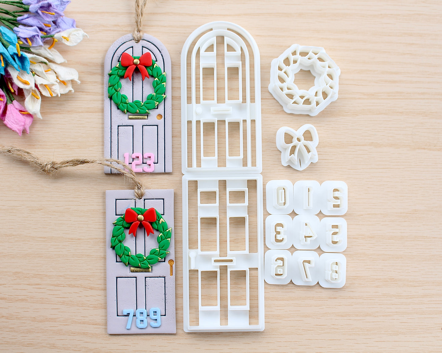 Christmas Front Door Ornament Cutter Set