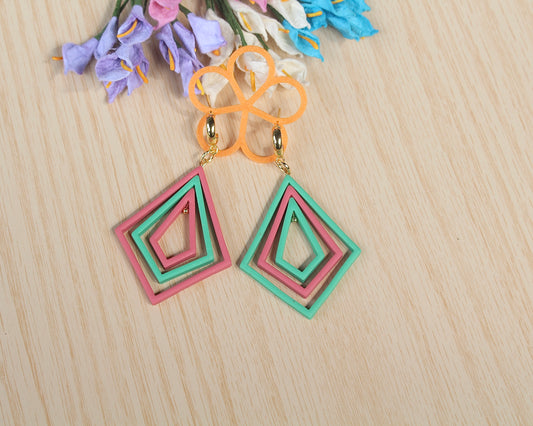 Drop Diamond Dangle Earring Cutter Set