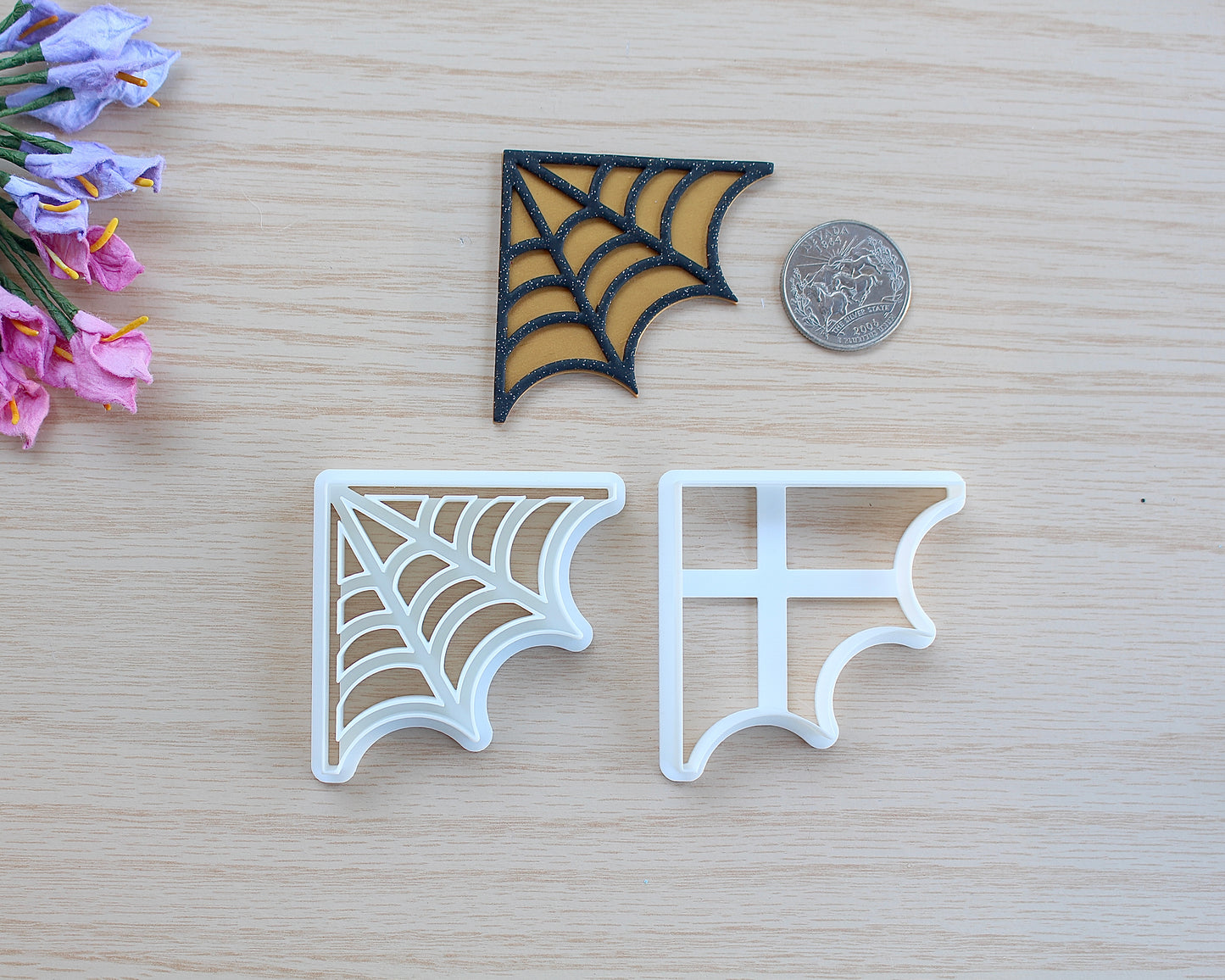 Spider Web Corner Bookmark Cutter Set