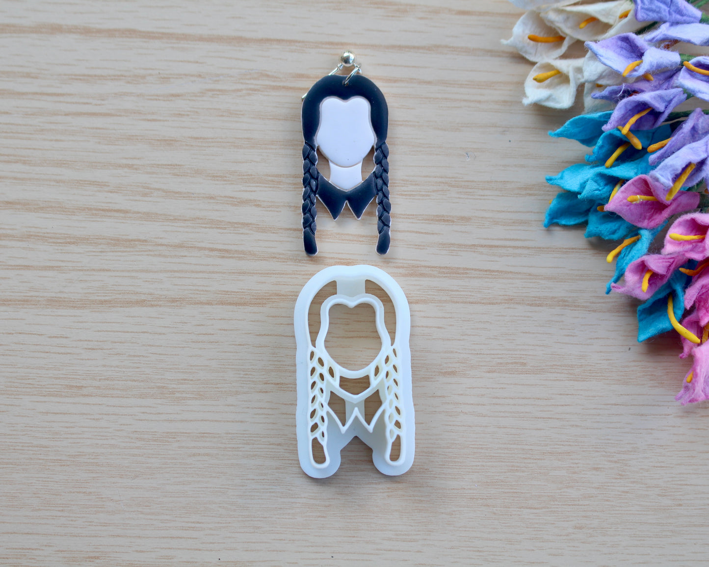 Braided Long Hair Girl Cutter