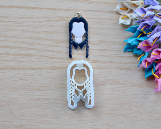 Braided Long Hair Girl Cutter