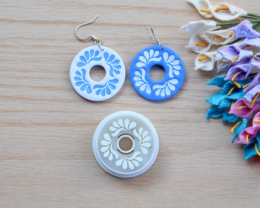 Leaf Wreath Circle Cutter