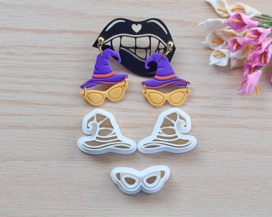 Witch Hat and Glasses Cutter Set