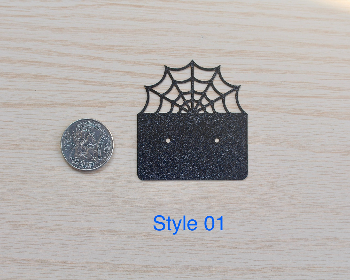 Spider Web Earring Cards