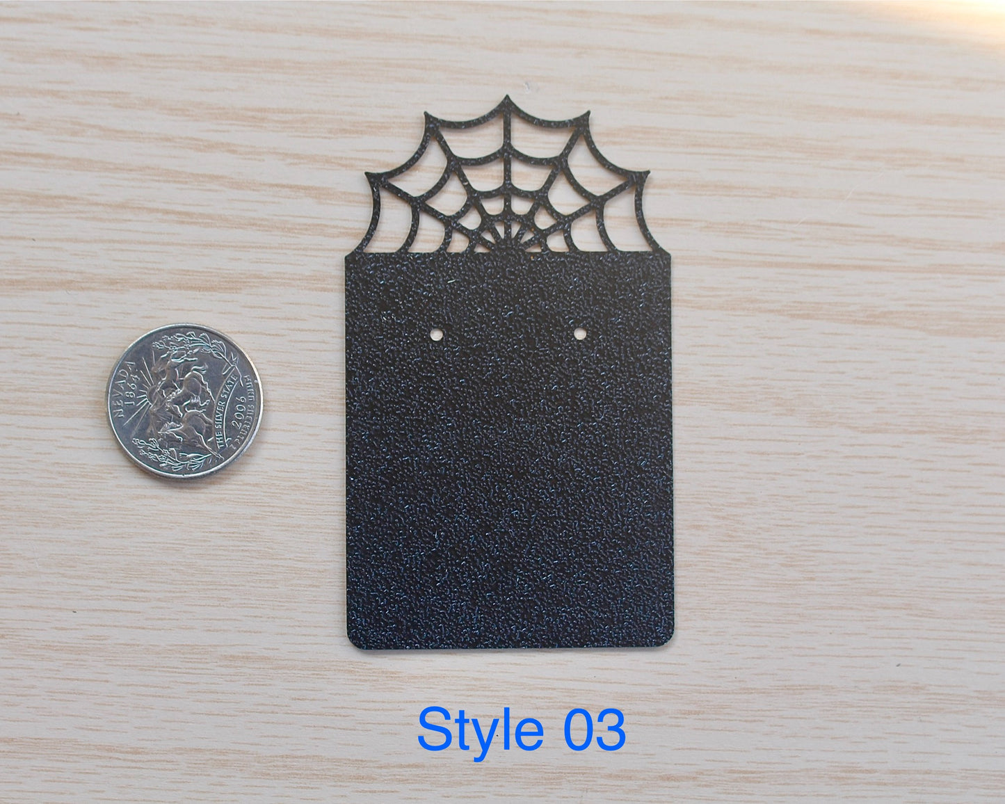 Spider Web Earring Cards