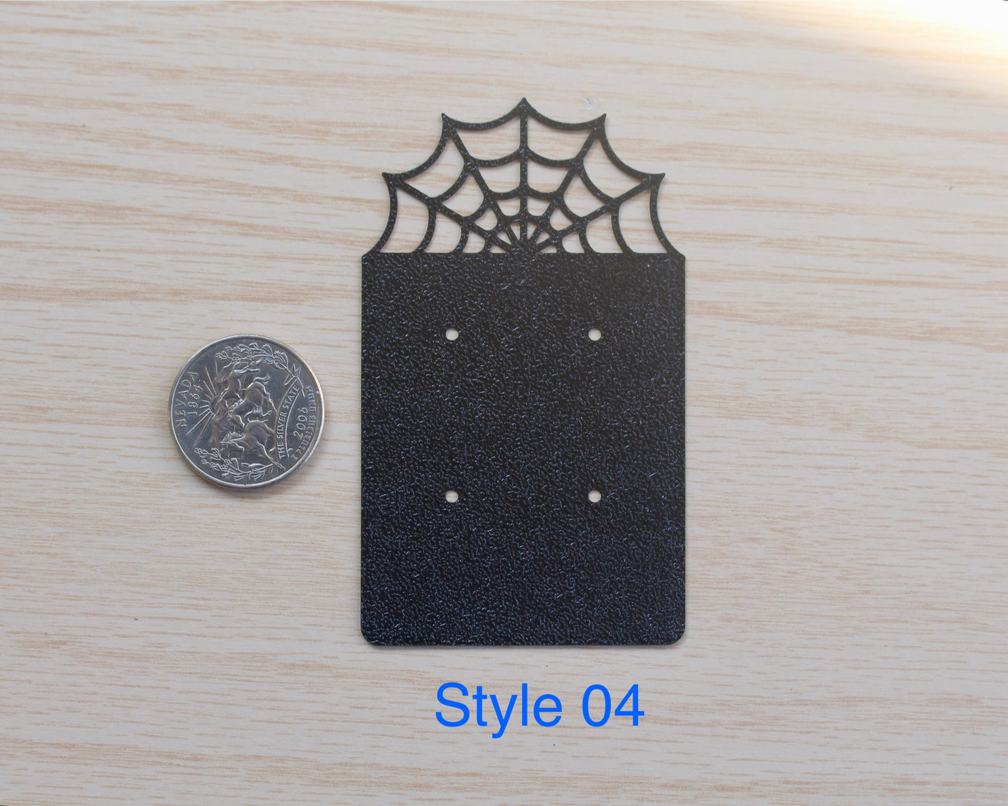 Spider Web Earring Cards
