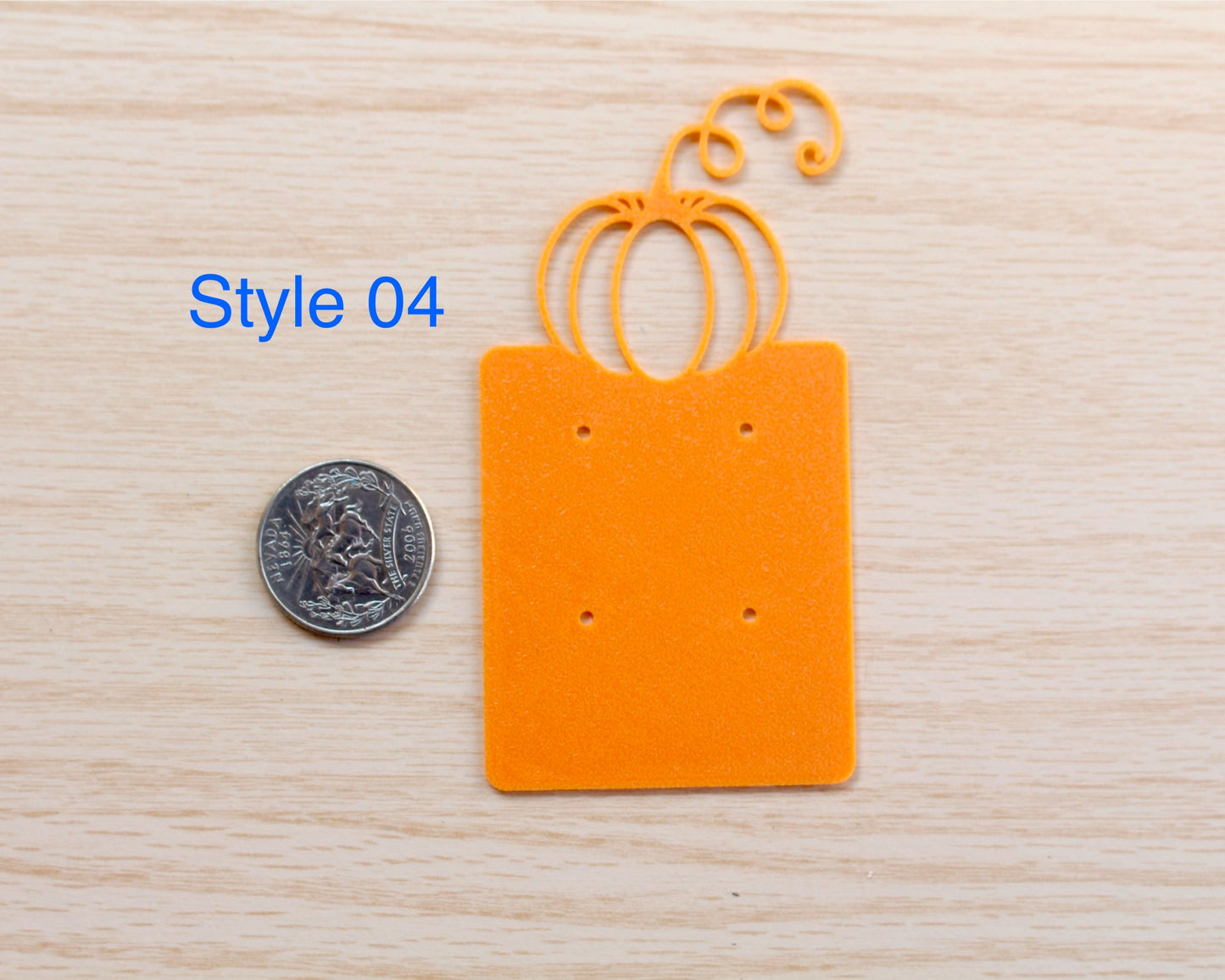 Pumpkin Earring Cards