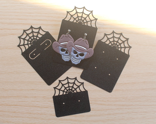 Spider Web Earring Cards