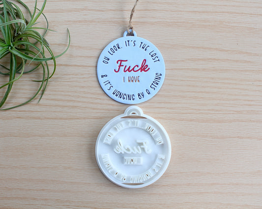 Last Fuck Hanging Ornament Cutter