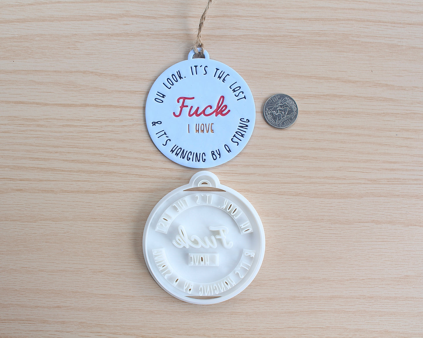 Last Fuck Hanging Ornament Cutter