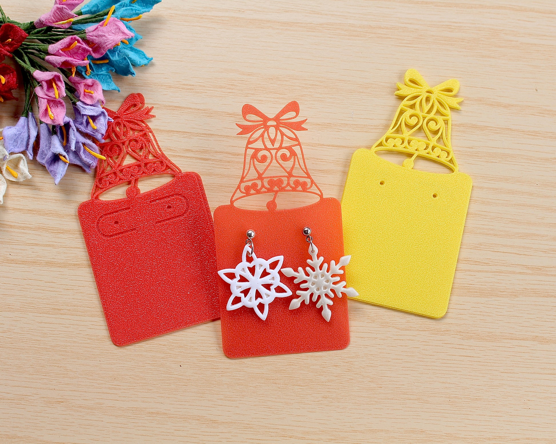 Christmas Bell Earring Cards