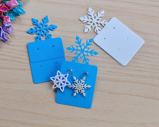 Snowflake Earring Cards
