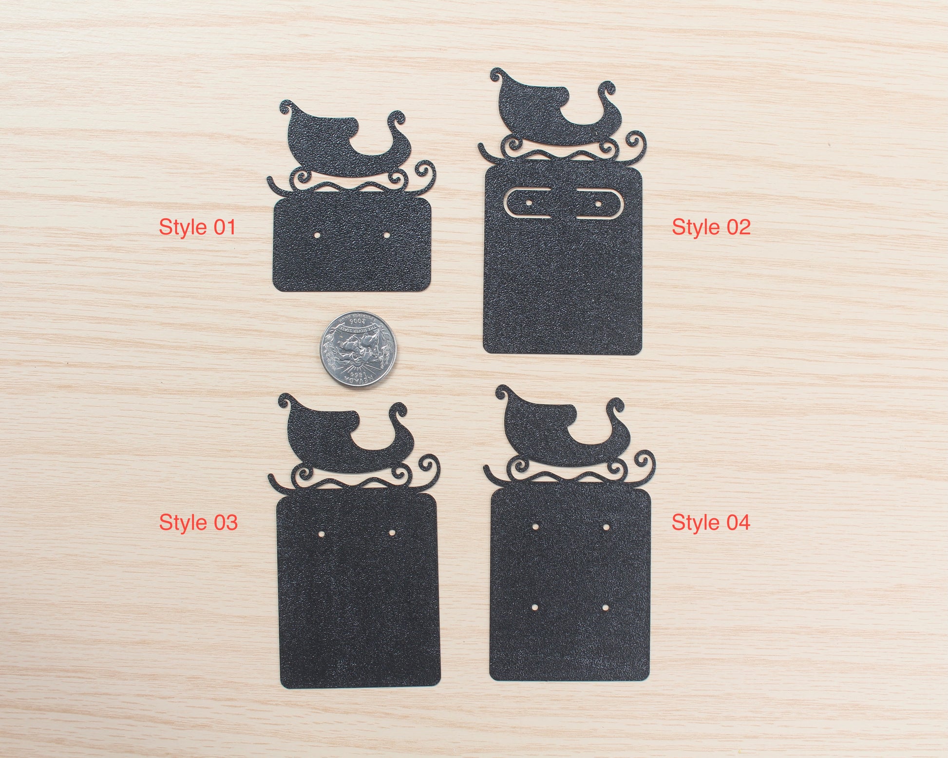 Sleigh Earring Cards