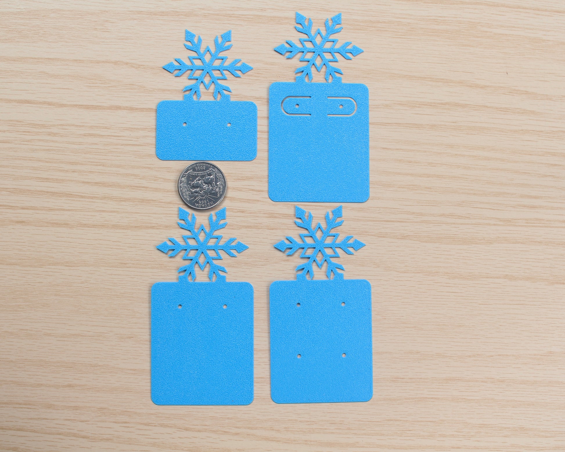 Snowflake Earring Cards